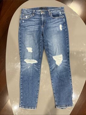 Joe's Jeans Distressed Blue Boyfriend Jeans